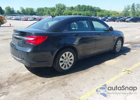 2013 Chrysler 200 Lx из США, поврежденный, VIN 1C3CCBAB2DN686751